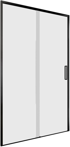 Душевая дверь Aquanet Pleasure Evo AE65-N110-BT 110х190 стекло прозрачное профиль черный - фото 2