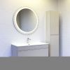 Шкаф-пенал Comforty Мадрид 00-00017855CF 40х160 подвесной цвет серый
