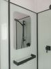 Душевая кабина Cerutti SPA KORRA90B 90х90 четверть круга без крыши ориентация универсальная
