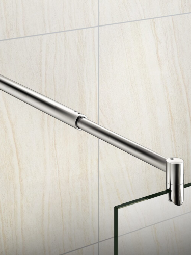 Душевая перегородка WeltWasser WW400 10000002937 80х185 стекло прозрачное профиль хром глянцевый - фото 4