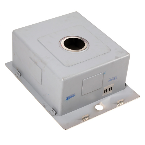 Кухонная мойка Melana ProfLine MLN-R4050H 40х50 цвет сатин поверхность матовая - фото 4