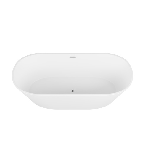 Ванна акриловая Grossman Forta GR-1503M 170х75 отдельностоящая овальная с каркасом - фото 2