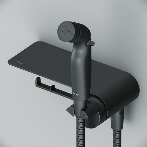 Гигиенический душ со смесителем Am.Pm Func F0H8F922 черный - фото 4