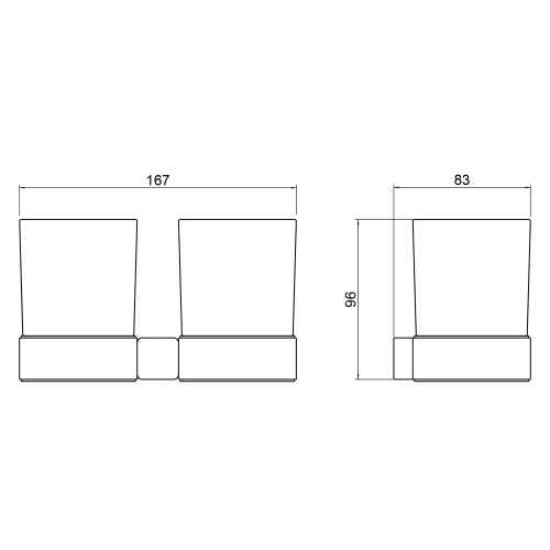 Стакан для зубных щеток Timo Selene 14034/03 - фото 2