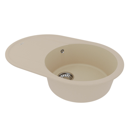 Кухонная мойка LeMark Lacha 760 9910056 76х50 цвет бежевый поверхность матовая - фото 2