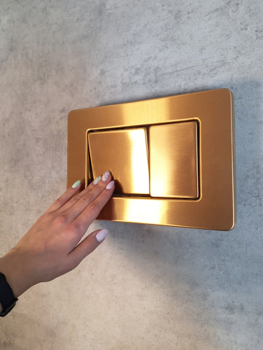 Клавиша смыва механическая AltroBagno Beni aggiuntivi AltroBagnoPFP003FQ цвет розовый матовый - фото 4