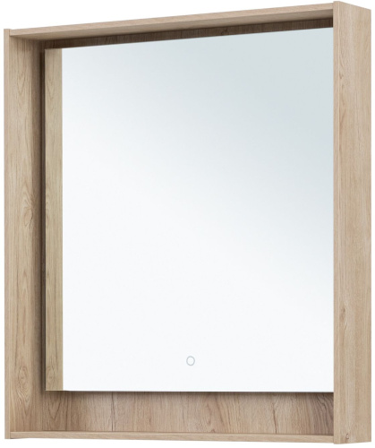 Зеркало в ванную Aquanet Милан 00336405 75х83 цвет светлое дерево - фото 3