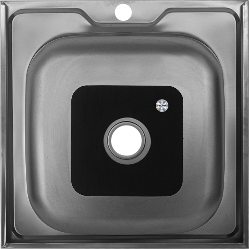 Кухонная мойка Melana 074 t (*20) 50х50 цвет хром - фото 3