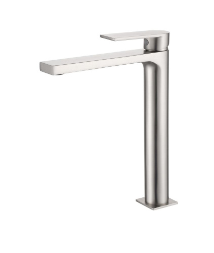 Смеситель AQG Alpha 01ALP120NI на столешницу зачищенный никель