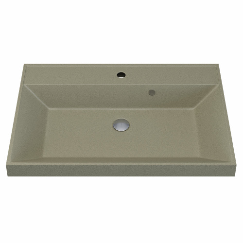 Раковина кварцевая Uperwood Classic Quartz 291030023 80х45 полувстраиваемая цвет бежевый - фото 5