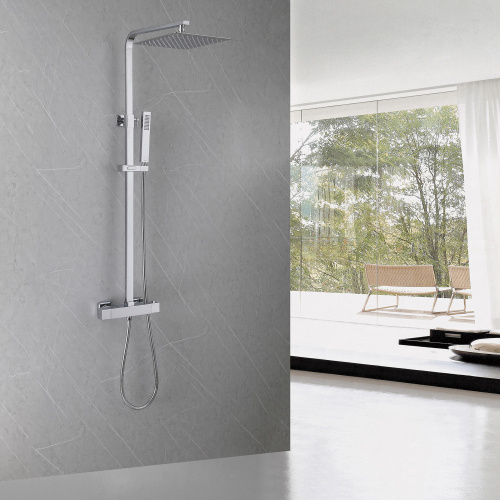 Душевая стойка ABBER AF8260L настенная цвет хром - фото 2