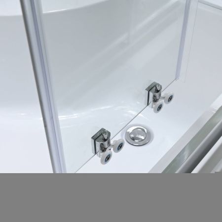 Душевая кабина AvaCan EM EM5912RLEDT 120х90 асимметричная с крышей ориентация правая