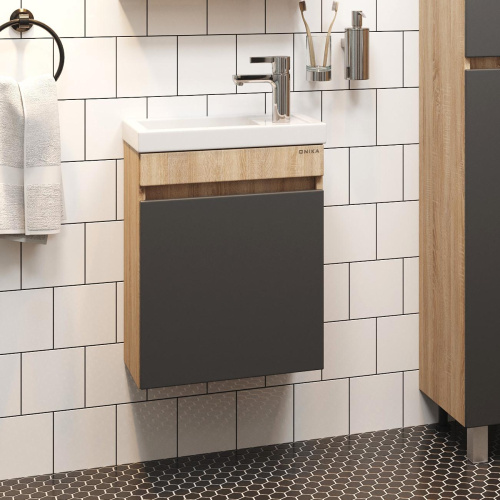 Тумба под раковину Onika Милтон 104511 44х24х56 подвесная - фото 2