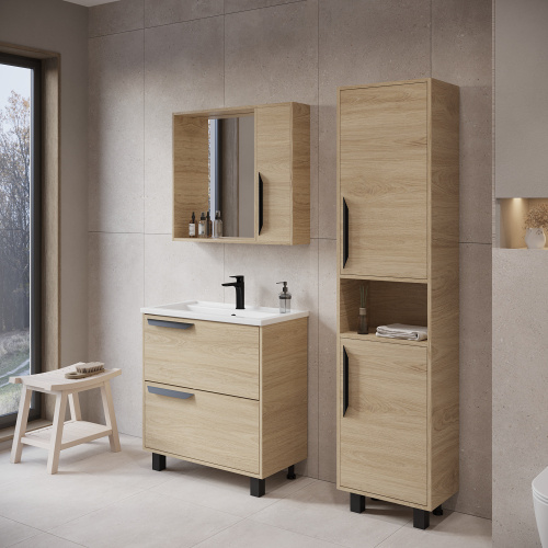 Шкаф-пенал Viant КЕЛЬН VKEL450SD-PEN 45х30х180 напольный цвет бежевый - фото 5