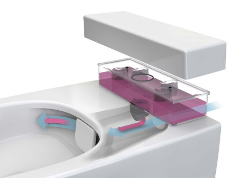 Чаша унитаза подвесная Vitra Metropole 7672B003-1687 цвет белый без сиденья безободковая каскадный смыв - фото 2
