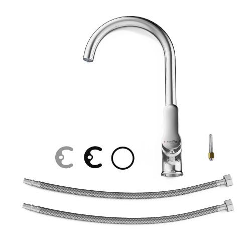 Смеситель для кухни Tokito KANDA TOK-KAN-1013 на раковину хром - фото 3