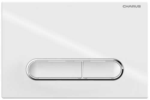 Клавиша смыва механическая CHARUS Magnus FP.340.11.01 цвет белый глянцевый