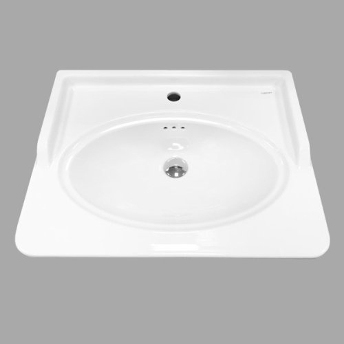 Тумба с раковиной Comforty Неаполь 00004148729CF 65х50х55 подвесная цвет белый - фото 3