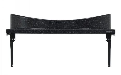 Раковина из искусственного камня СанТа 900144 70х45 подвесная цвет млечный путь - фото 5