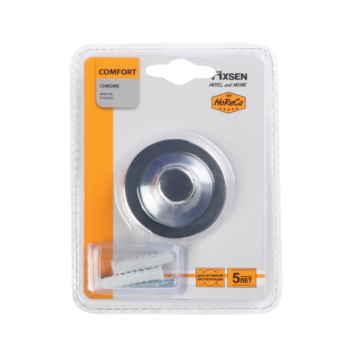 Крючок для ванной Fixsen Comfort chrome FX-85005 - фото 2