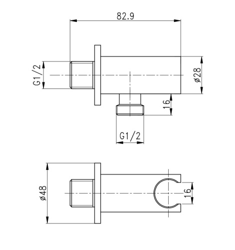 Шланговое подключение Cezares CZR CZR-AI12-01 - фото 2