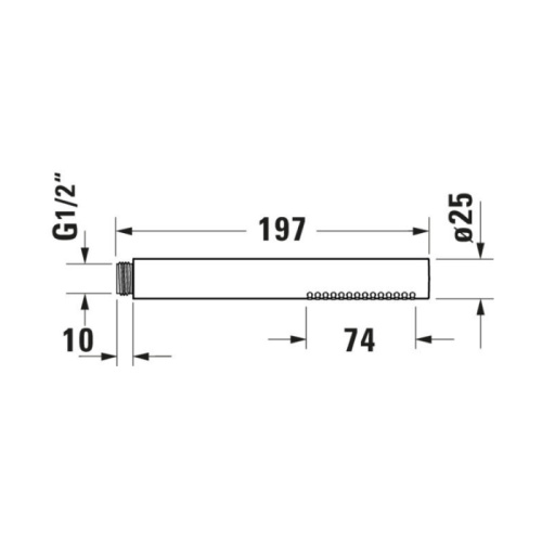 Душевая лейка Duravit Showers UV0640001046 - фото 2