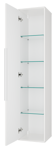 Шкаф-пенал Brevita Savoy SAV-05035-010 35х34х165 подвесной цвет белый - фото 4