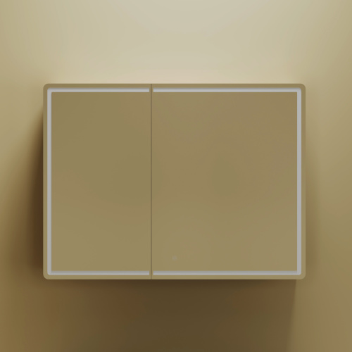 Зеркало-шкаф Sancos Mirror MI100ECH 99х15х74 настенный цвет дуб чарльстон - фото 4