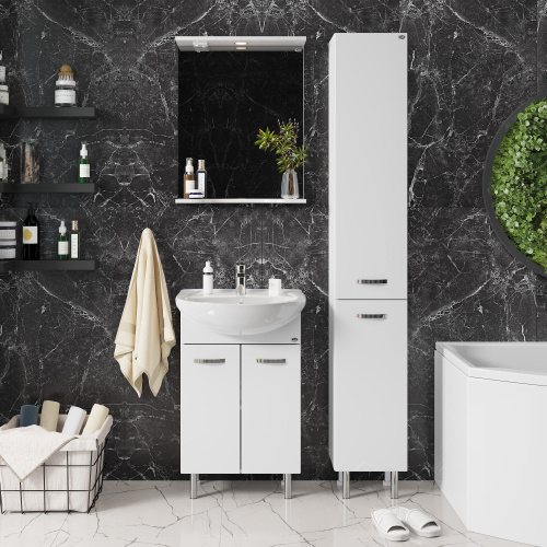 Зеркало в ванную Onika Коралл 205501 55х70 цвет белый - фото 5