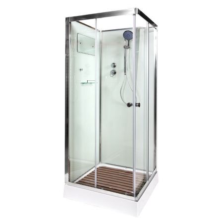 Душевая кабина AvaCan K409 90х90 квадратная без крыши ориентация универсальная