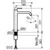 Смеситель Plumberia Selection Ixo XO0052RS на раковину медь