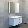 Тумба с раковиной Comforty Неаполь 00004139025CF 100х50 подвесная цвет белый