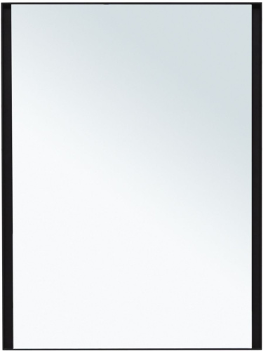 Зеркало в ванную Allen Brau Infinity 1.21018.BL 60х80 цвет черный - фото 2