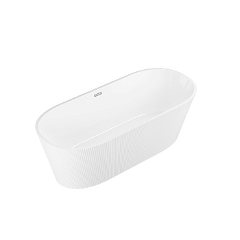 Ванна акриловая Grossman Forta GR-27021 170х75 отдельностоящая овальная с каркасом