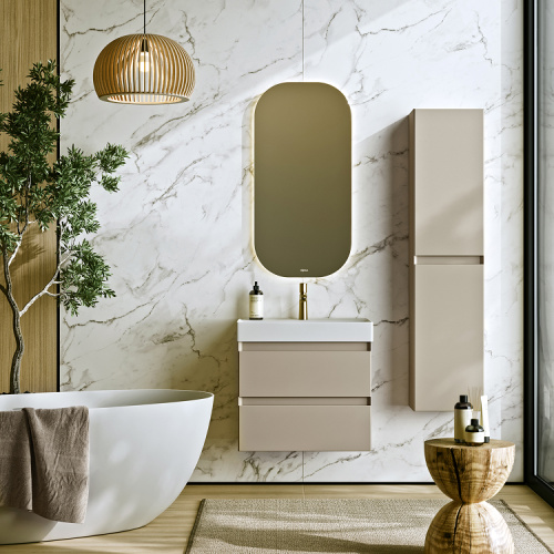 Шкаф-пенал Aqwella Y GE0535MD 35х25х150 подвесной - фото 3