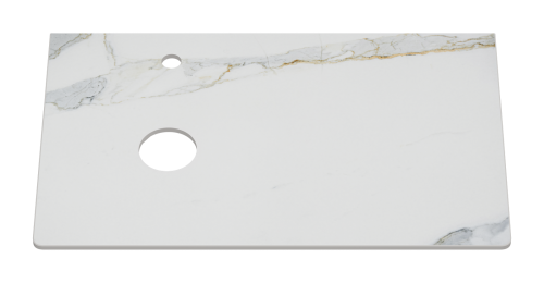 Столешница Brevita Pallisandro PA01-80 80х50 накладная - фото 2