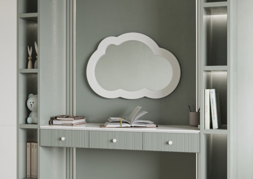 Зеркало в ванную Aquaton Каспер 1A283602CRE20 78х52 цвет белый - фото 3