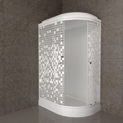 Душевая кабина Тритон Коралл Щ0000061817 120х80 четверть круга с крышей ориентация левая - фото 3