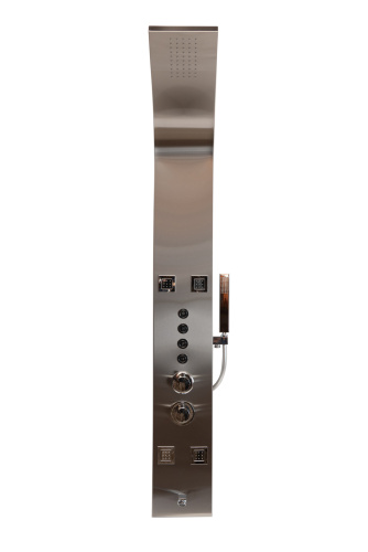 Душевая панель с термостатом (нержавеющая сталь) DENBERG DENBERG LT-201 прямоугольная настенная - фото 3