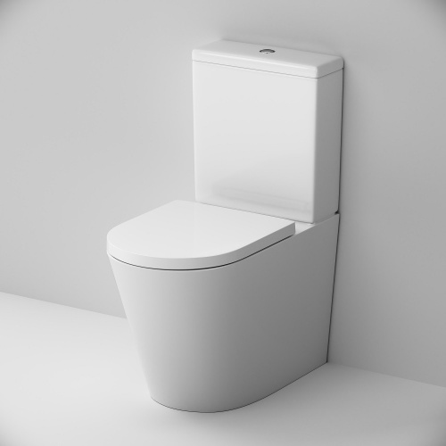 Унитаз напольный с бачком Am.Pm Func C8F8600SC белый с сиденьем микролифт безободковый каскадный смыв - фото 5