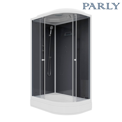 Душевая кабина Parly Classic CM121L 120х80 асимметричная с крышей - фото 4