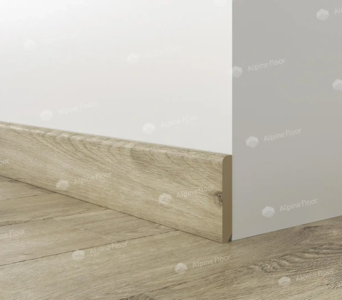 Напольный плинтус Alpine Floor Parquet Light SK 13-5 Бежевый толщина 1.25 см 2200х80 - фото 3