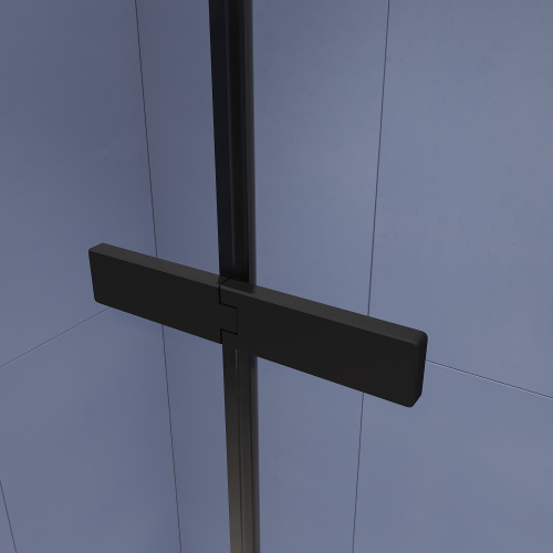 Душевой уголок RGW Stilvoll 353203000-14 100х100 стекло прозрачное профиль черный без поддона - фото 5