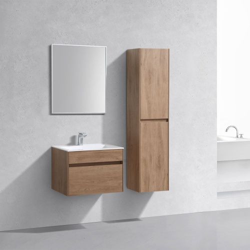 Тумба под раковину Vincea Chiara VMC-2C600NO 60х50 подвесная цвет коричневый - фото 3