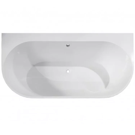 Ванна из литьевго мрамора Taliente Nemi a parete NE17085 a parete 170х86 пристенная овальная без каркаса