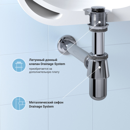 Сифон для раковины Wellsee Drainage System 182103000 - фото 3