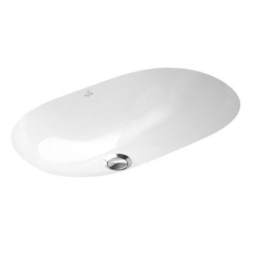 Раковина из сантехнического фарфора Villeroy Boch O.Novo 41626001 70х40 встраиваемая цвет белый без отверстий под смеситель