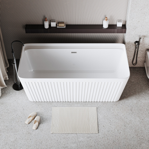 Ванна акриловая Grossman Cristal GR-28041 160х75 отдельностоящая прямоугольная с каркасом - фото 5