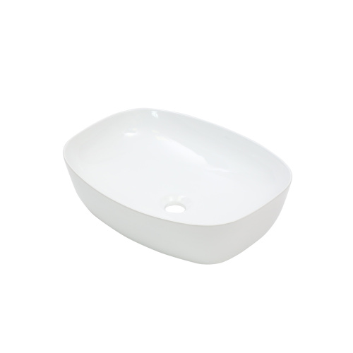 Раковина из сантехнического фарфора Melana 320352-805 51х39 накладная цвет белый без отверстий под смеситель - фото 4