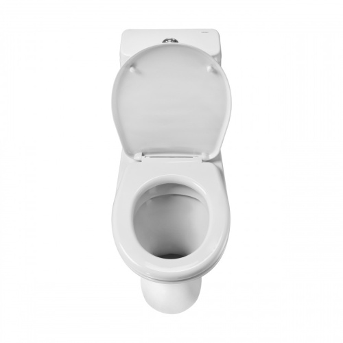 Унитаз-компакт напольный с бачком Santeri Грация 1P2103S0000BF белый с сиденьем каскадный смыв - фото 3